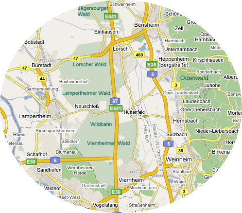 Karte Httenfeld Umkreis 10km R4